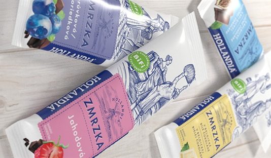Jahodová a borůvková ZMRZKA od Hollandie